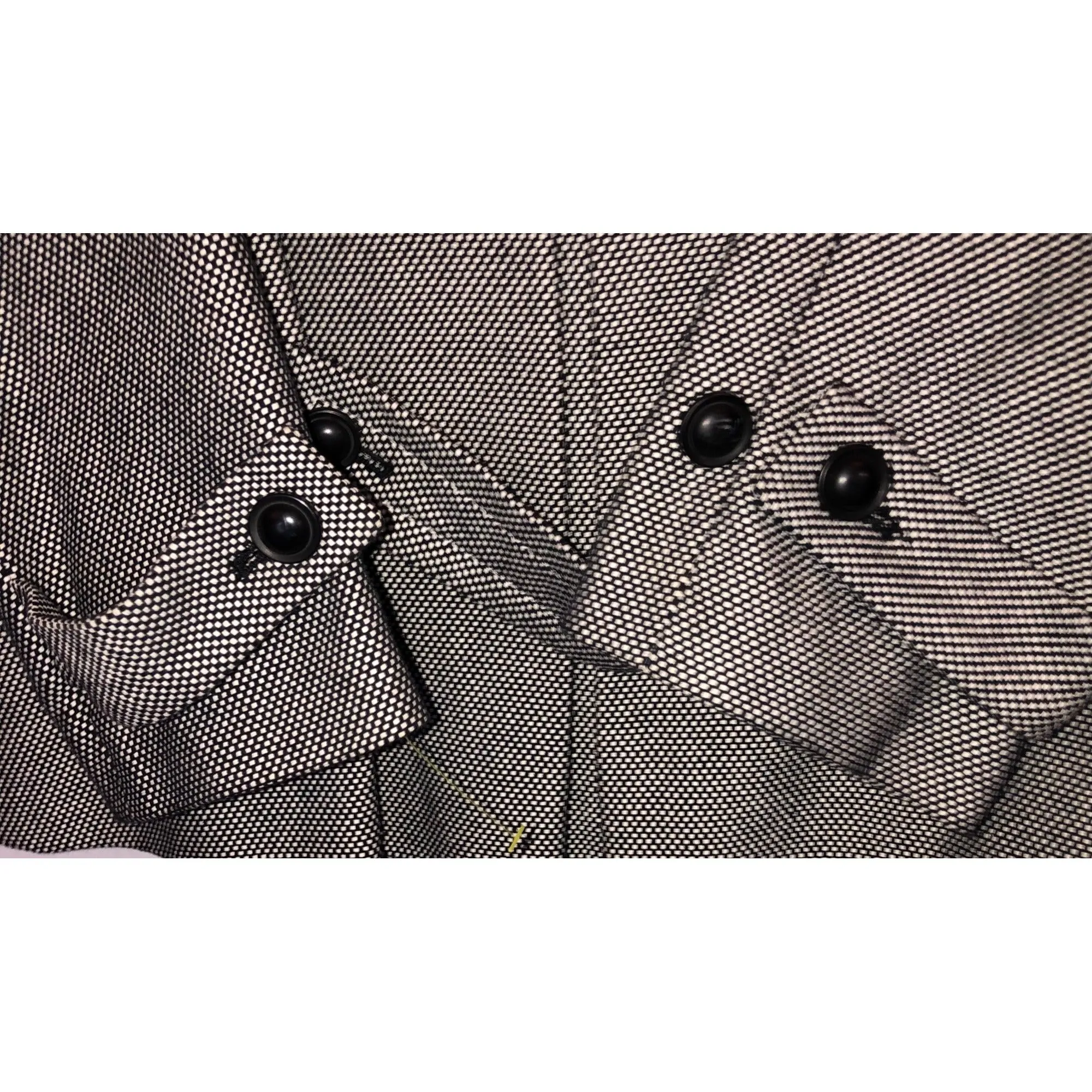 Talbots Black & White Jacket Blazer Size 6 Pre-Owned