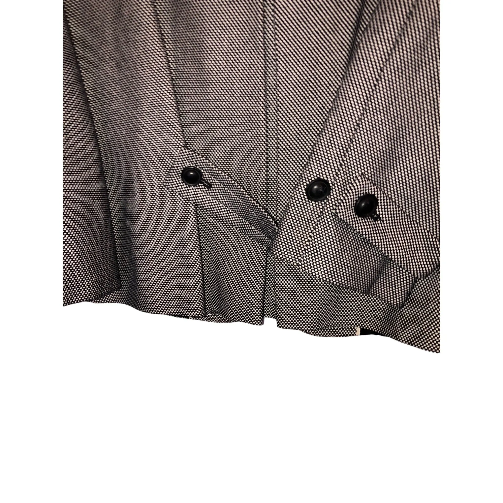 Talbots Black & White Jacket Blazer Size 6 Pre-Owned