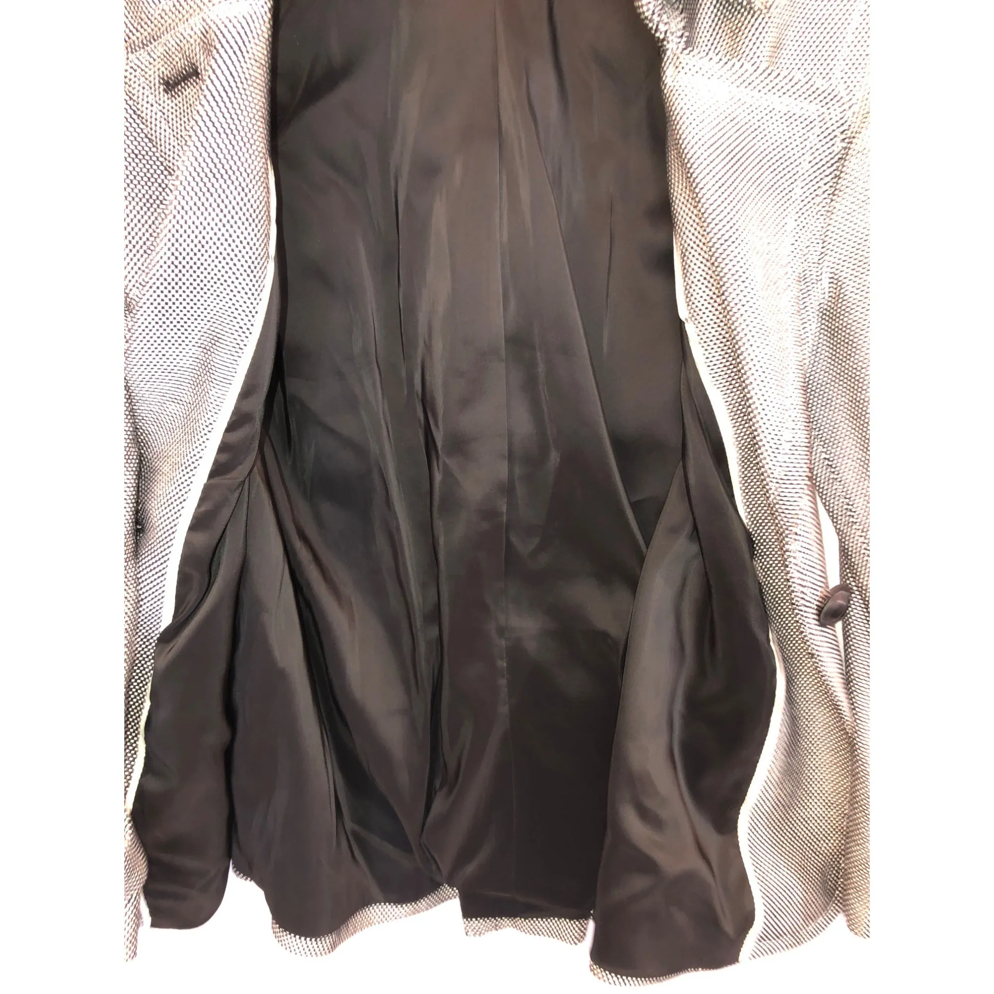 Talbots Black & White Jacket Blazer Size 6 Pre-Owned