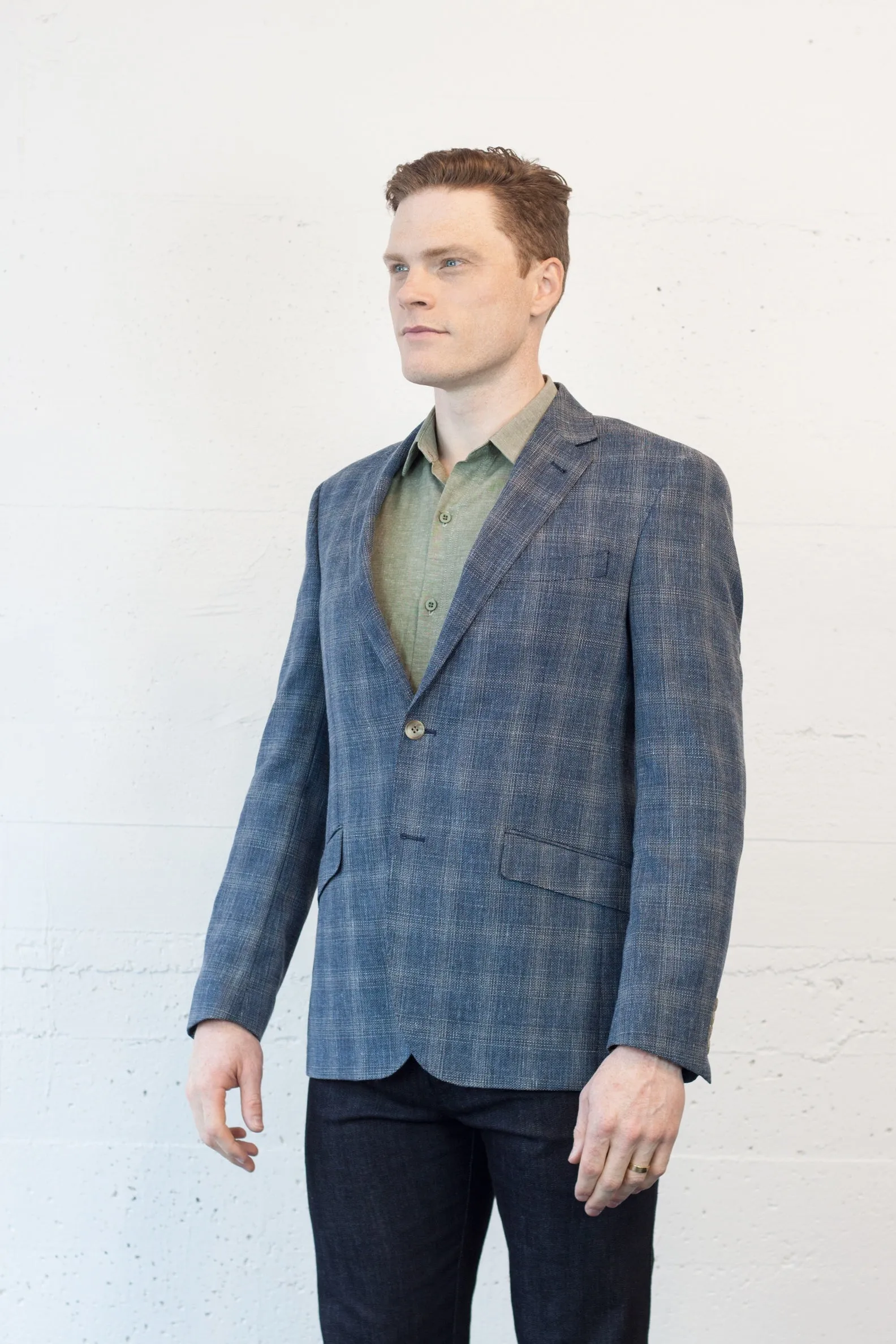 Textured Check Blazer 108REG