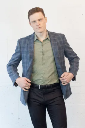 Textured Check Blazer 108REG
