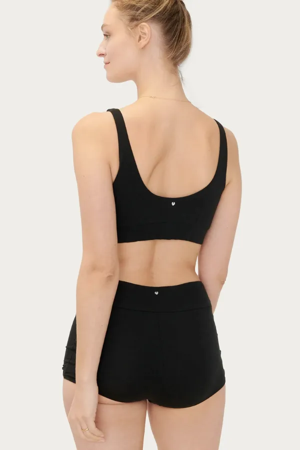 The Maternity and Postpartum Boyshort - Black