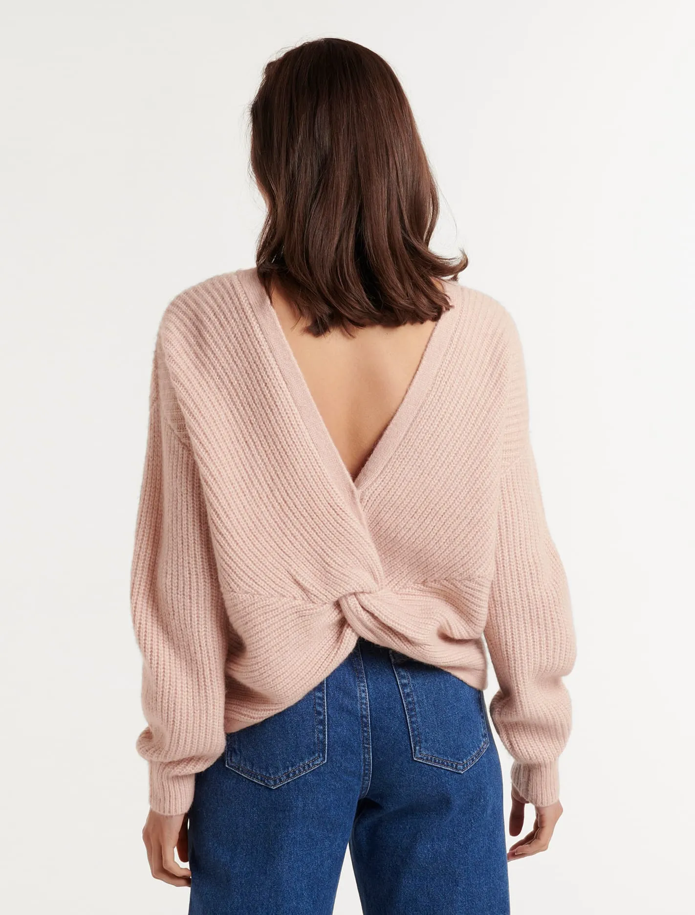 Veronica Twist Back Knit Jumper