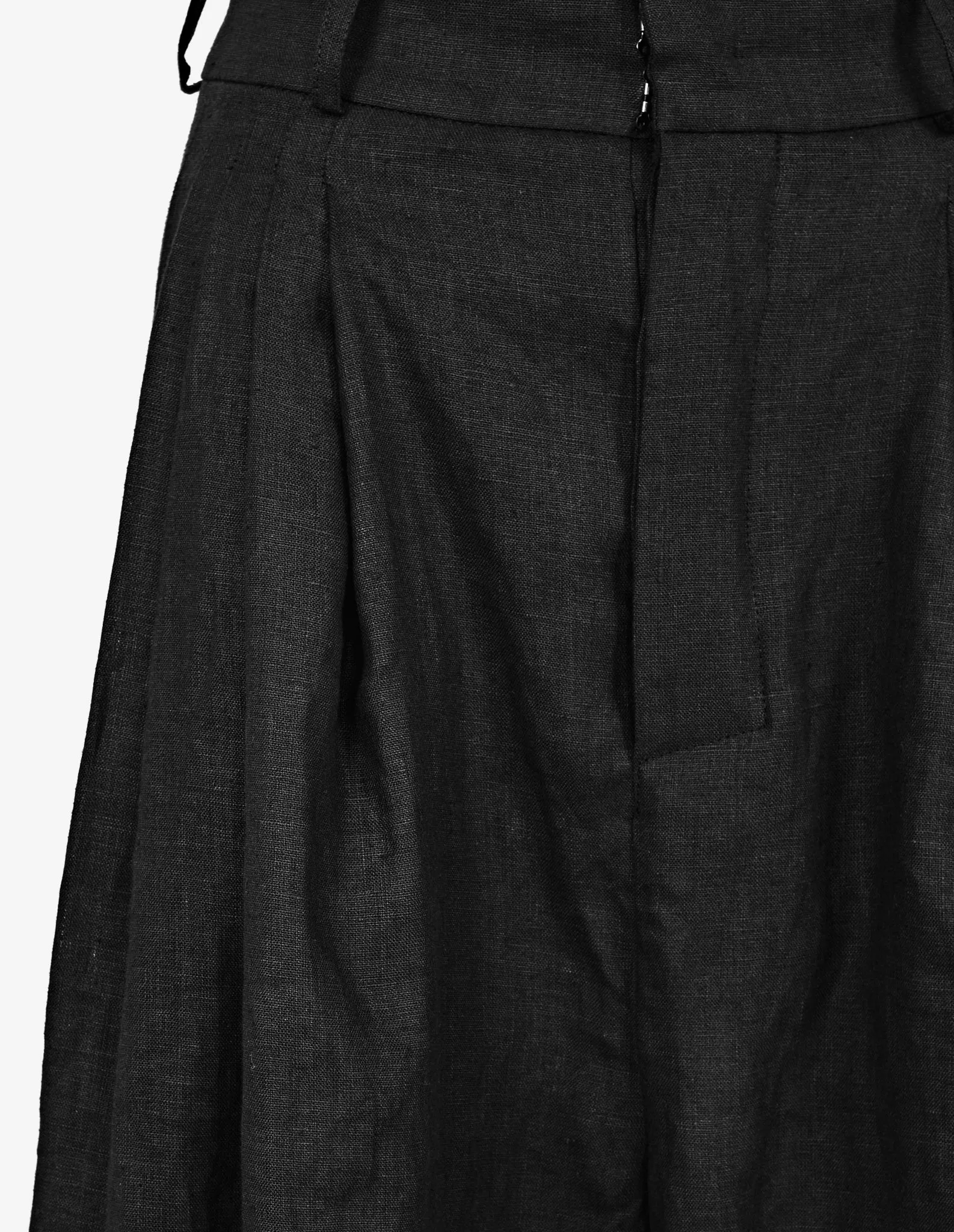 Wide-Leg Linen Pants