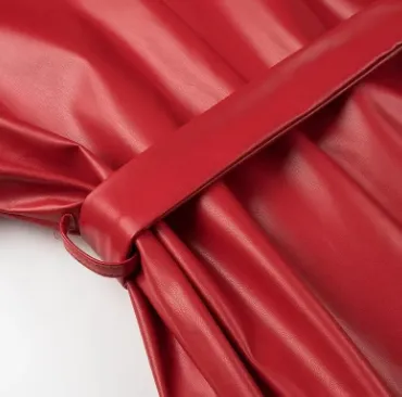 Women’s Leather Trench Coat