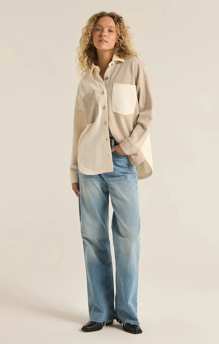 Z Supply ‘All Day Knit Colorblock Jacket’