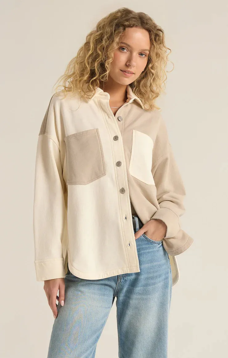 Z Supply ‘All Day Knit Colorblock Jacket’