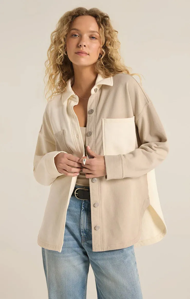Z Supply ‘All Day Knit Colorblock Jacket’