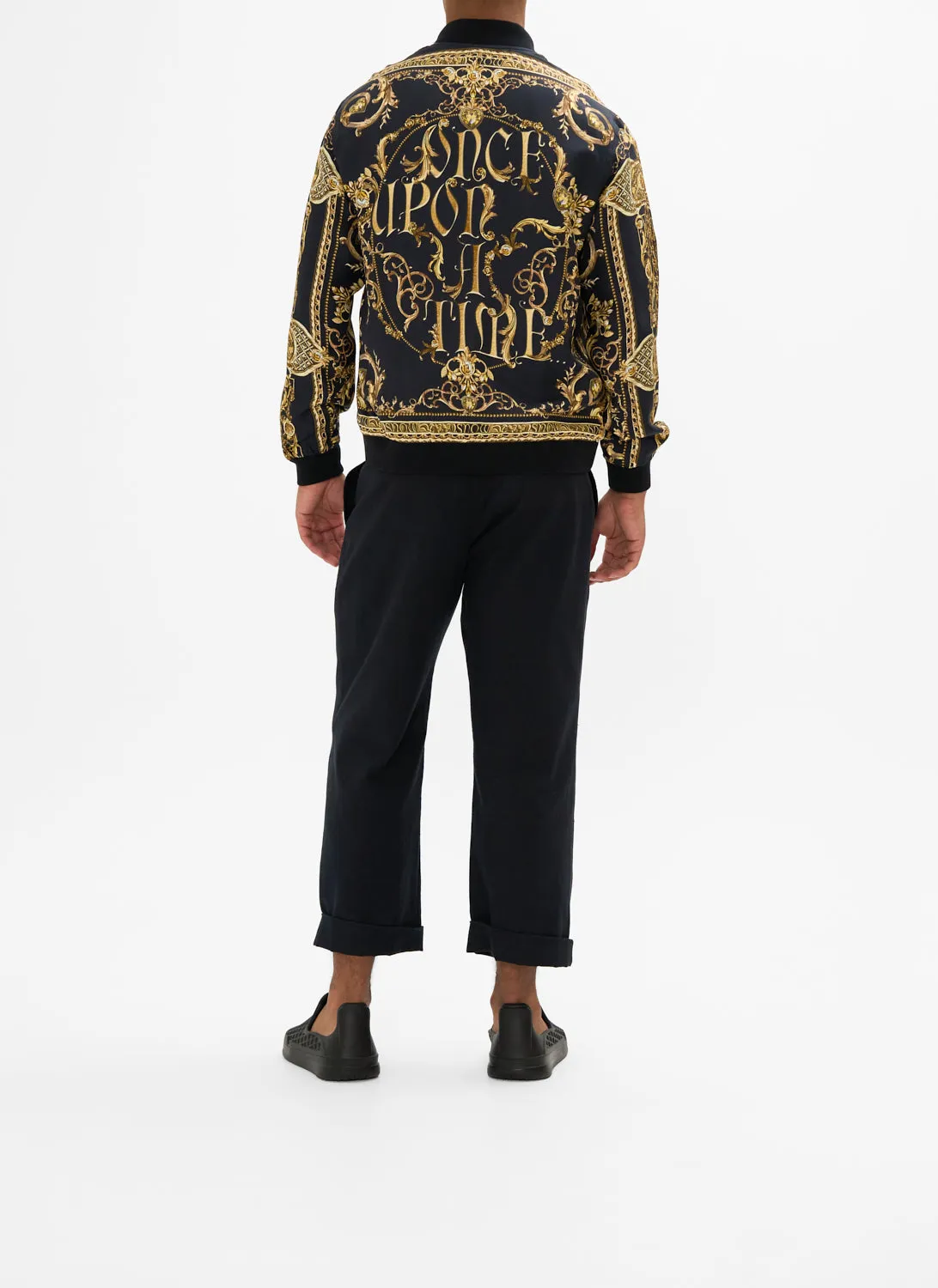 ZIP THROUGH REVERSIBLE BOMBER JACKET HAPPILY EVER AFTER