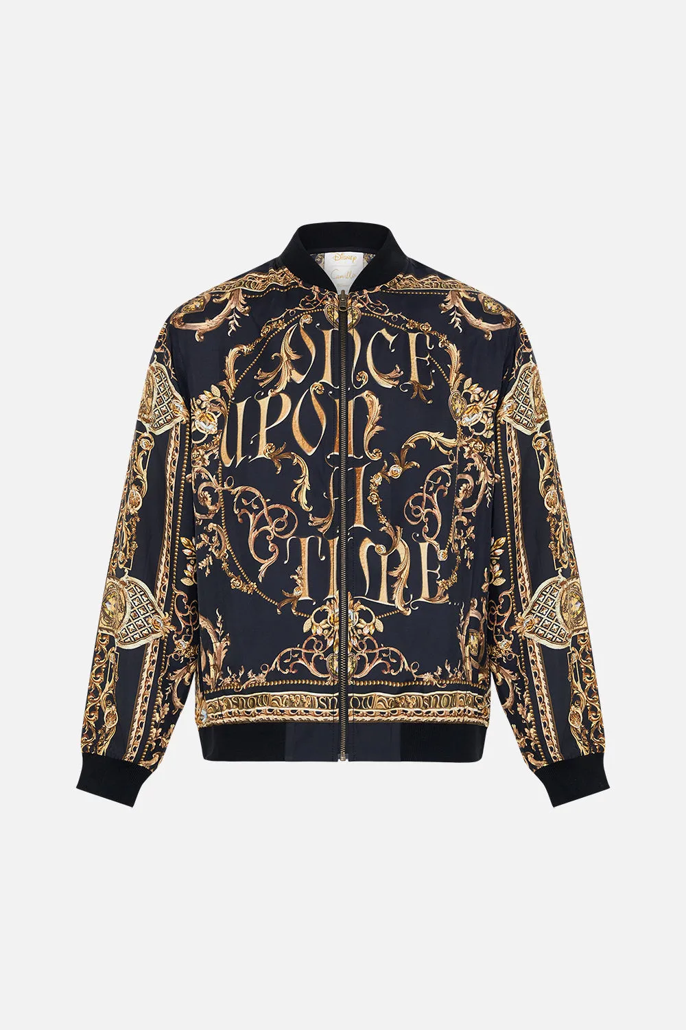 ZIP THROUGH REVERSIBLE BOMBER JACKET HAPPILY EVER AFTER